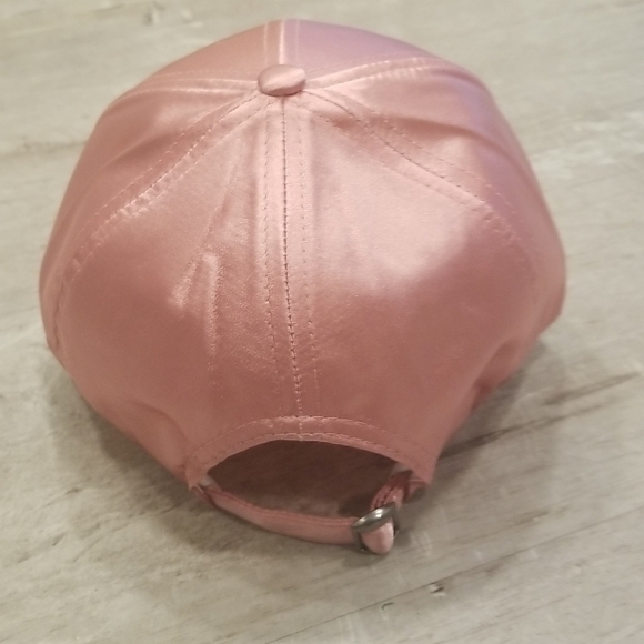 ?MICHAEL STARS? Satin Dreams Baseball Cap ~ Pink NWT